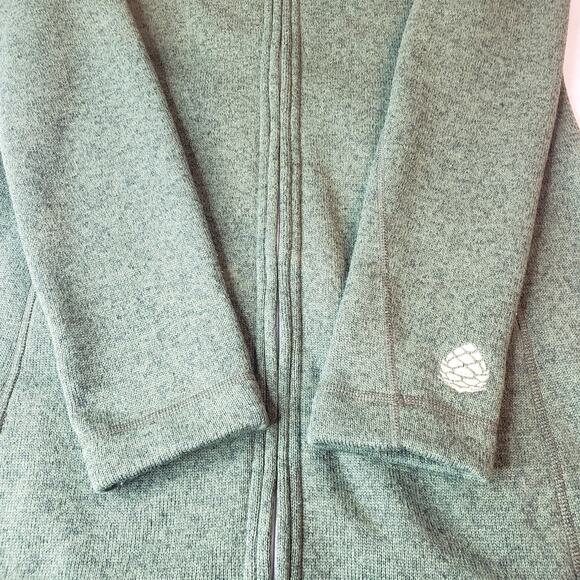 STIO Sweetwater Fleece Jacket Full Zip Heather Green Women's Size Small - Picture 4 of 16